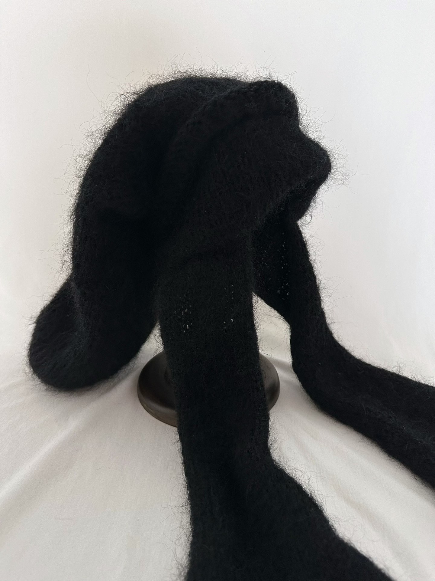 Yohji Yamamoto Rare Vintage Ear-Flap Hat — detail