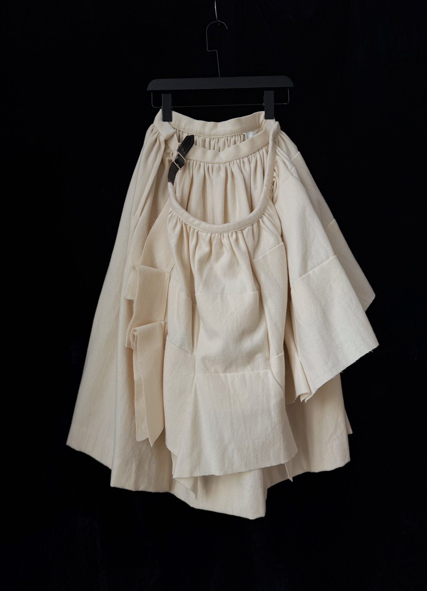 Comme des Garcons Deconstructed Wool Skirt