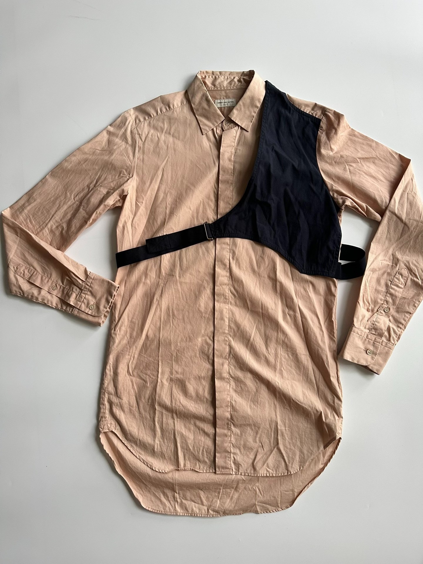 Dries Van Noten 15SS Tie-Strap Shirt — detail