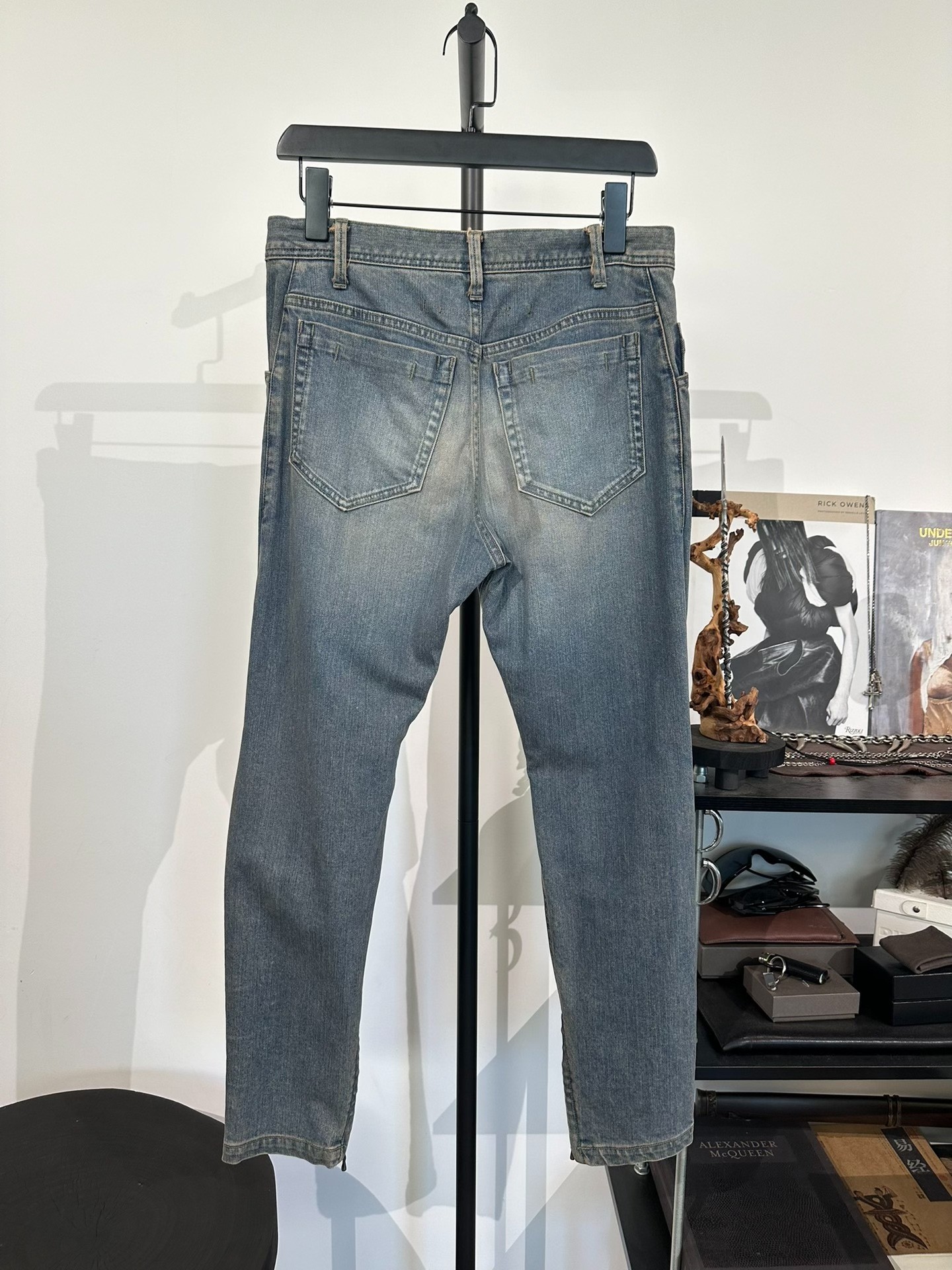Julius7 Distressed Denim Jeans — front