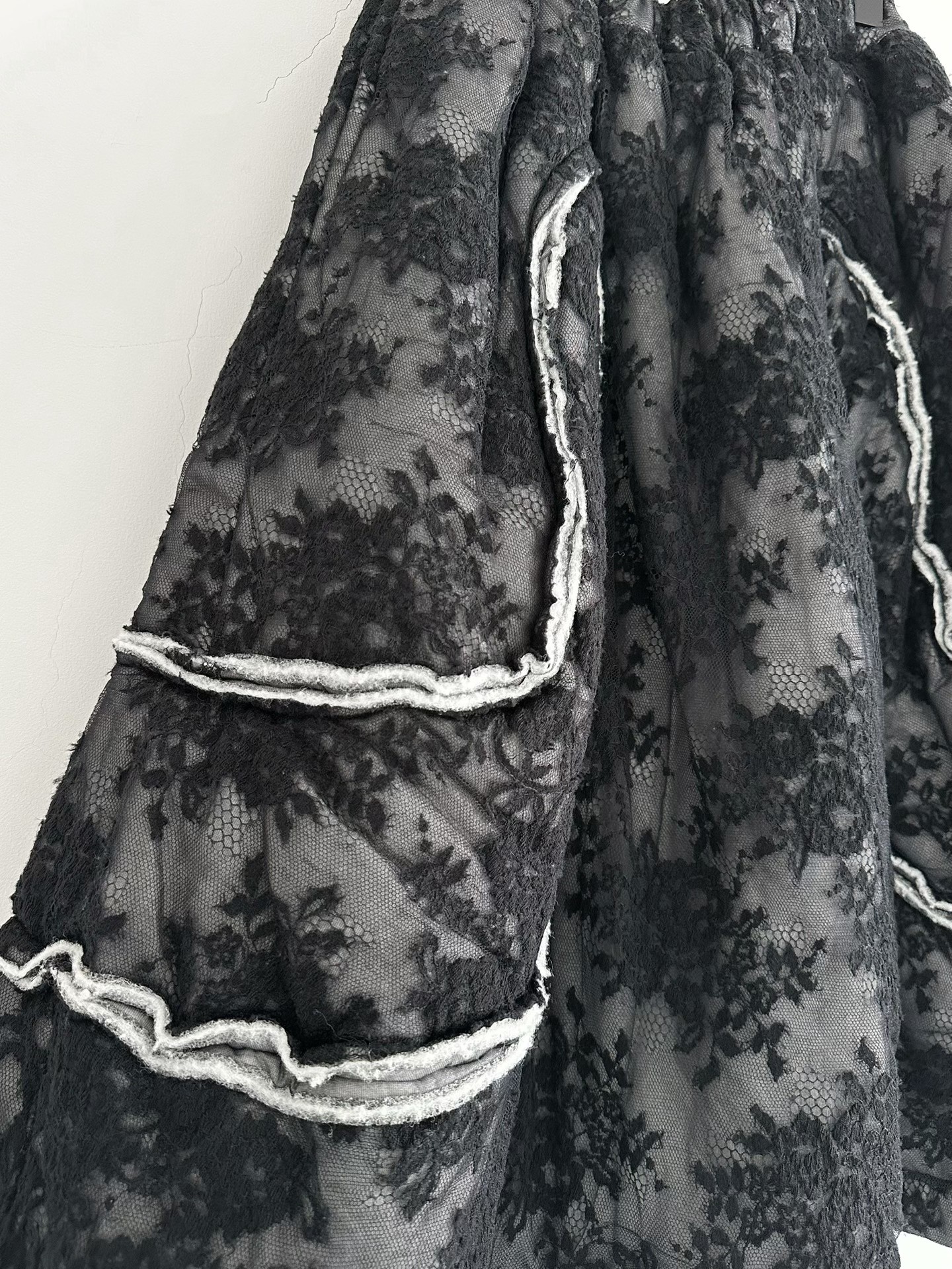Comme des Garcons Lace Padded Skirt — label