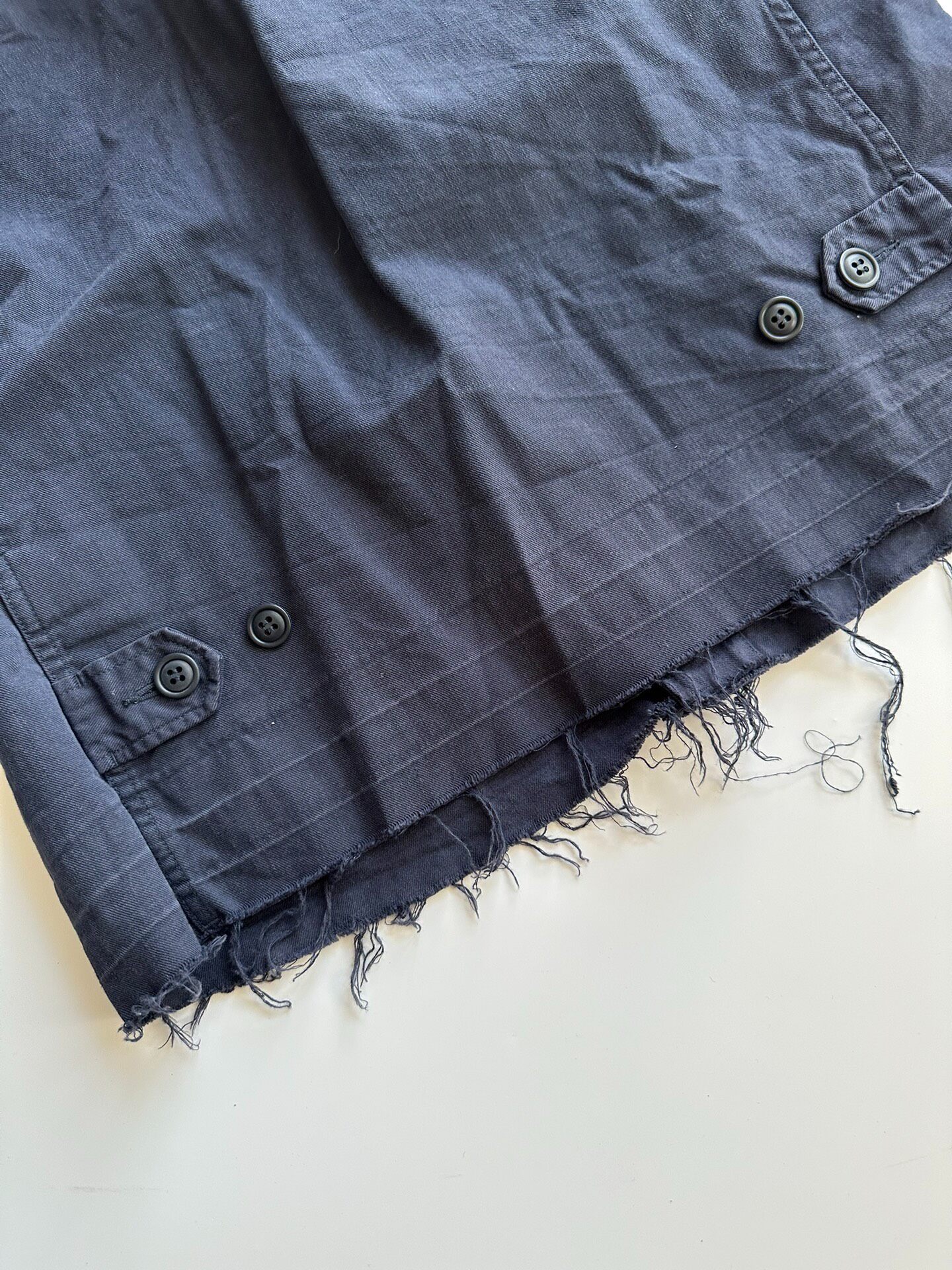 UNDERCOVER Distressed Military Jacket — back