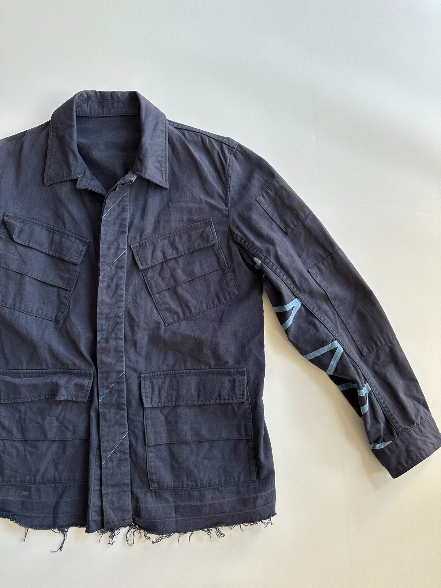 UNDERCOVER Distressed Military Jacket — front