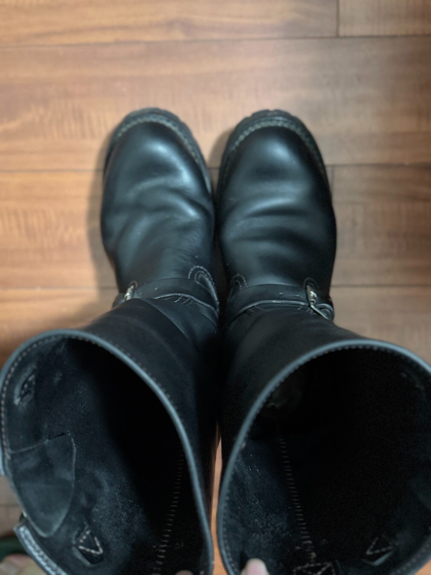 Wesco Boss Engineer Boots 9E — back